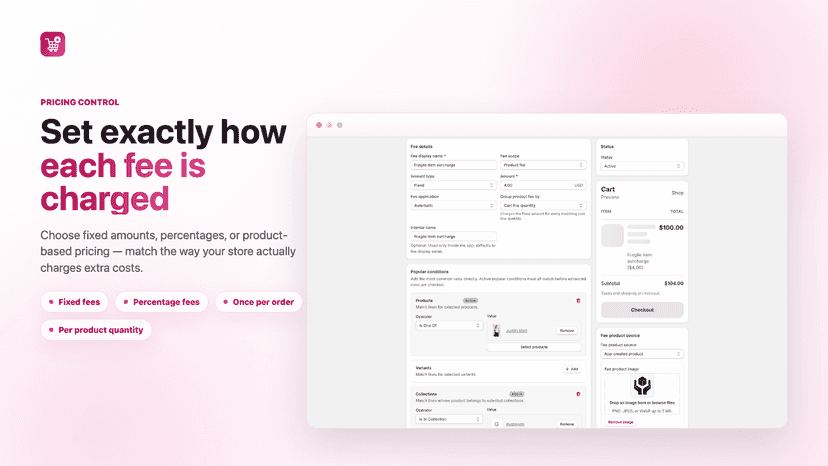 Create flexible fee