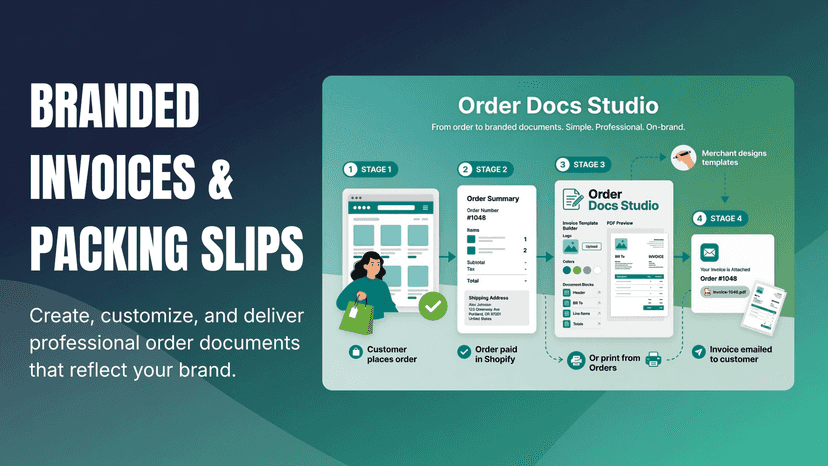 Create, customize, and deliver professional order documents.