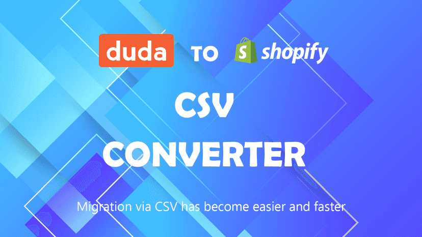 Duda to Shopify CSV Converter