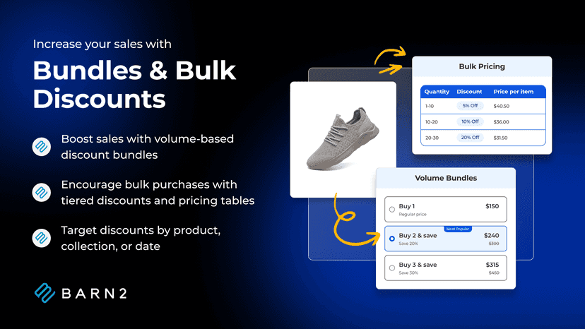 Shopify bundles and bulk discounts pricing app