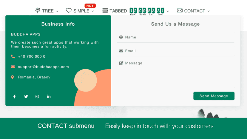 contact form