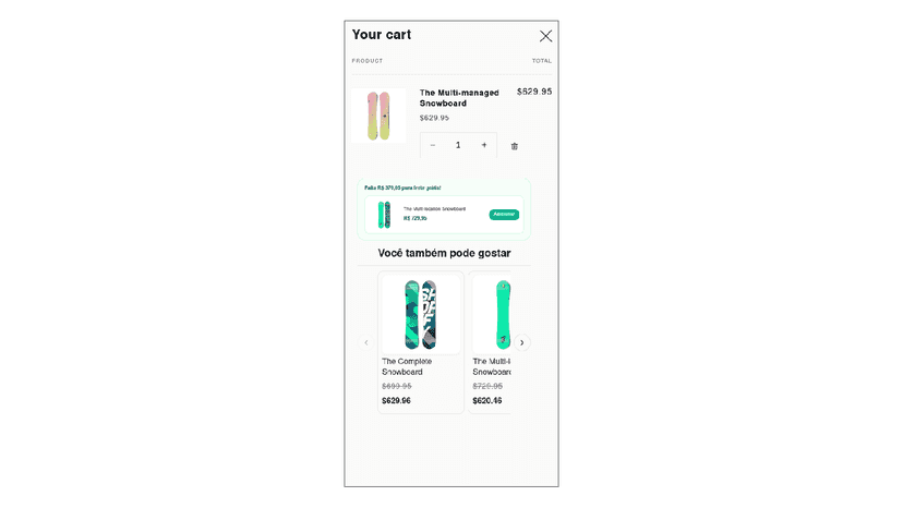 Checkout Recommendations