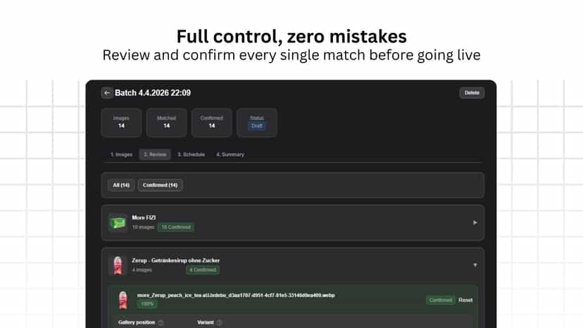 Full control, zero mistakes