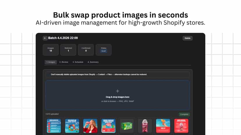 Bulk swap product images in seconds
