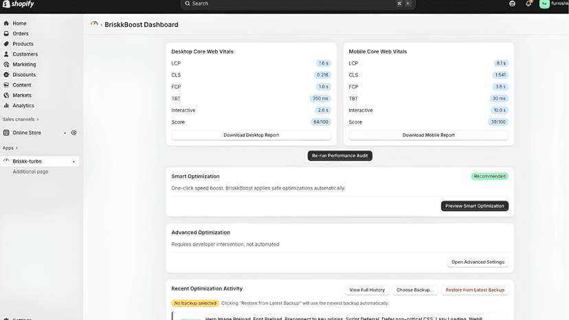 Performance Audit