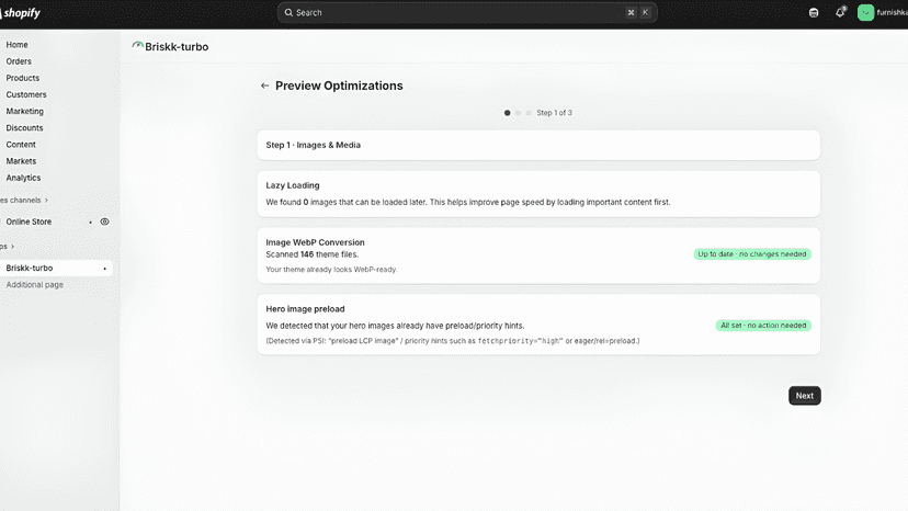 Smart optimization without code changes start