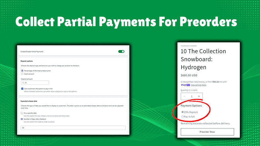 partial payments
