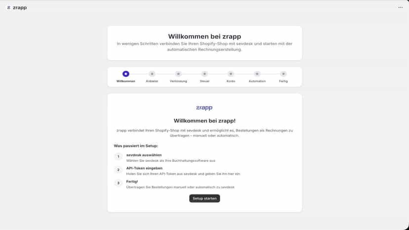 Dashboard with status, revenue and order charts