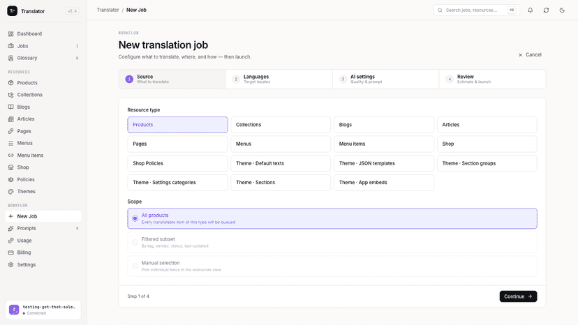 new job