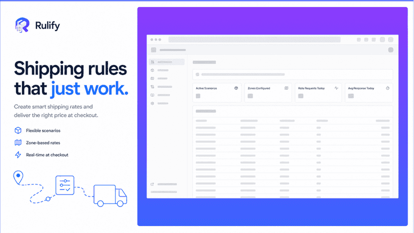 Rulify dashboard