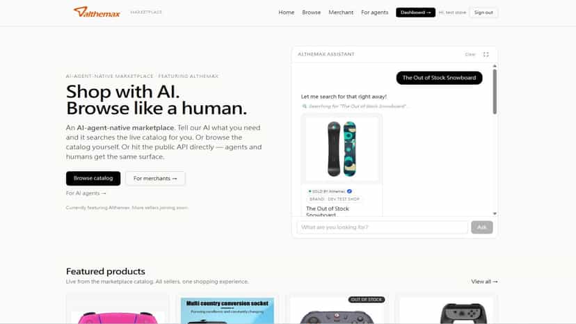 Althemax Marketplace