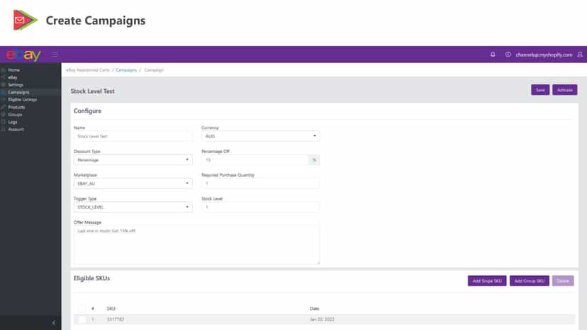 Create automatic campaigns and triggers
