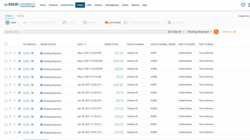 Multi-channel Orders Management