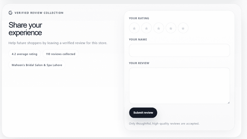 Write Reviews