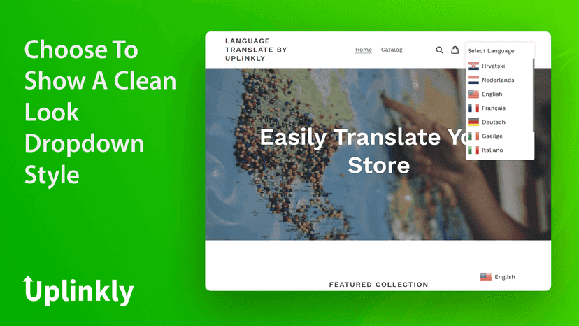 Language Translate Dropdown Style