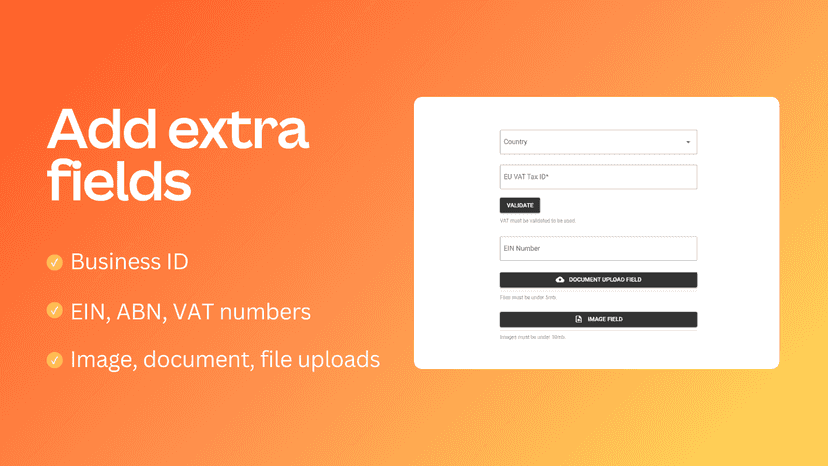 Customize Shop Registration with Extra Fields