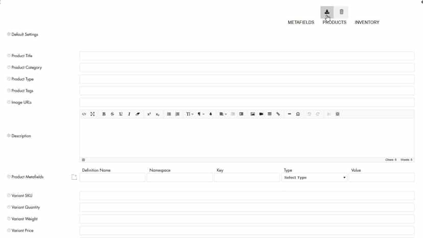 Downlod CSV