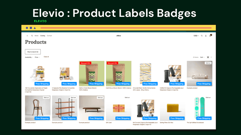 Elevio Product Labels & Badges