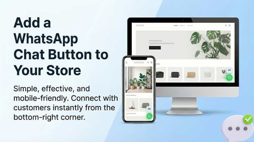 Shopify whatsapp button app free