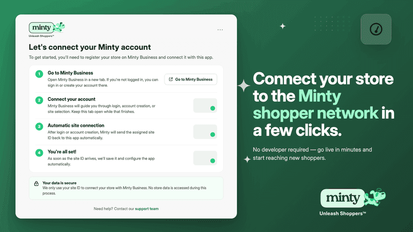 connect to Minty