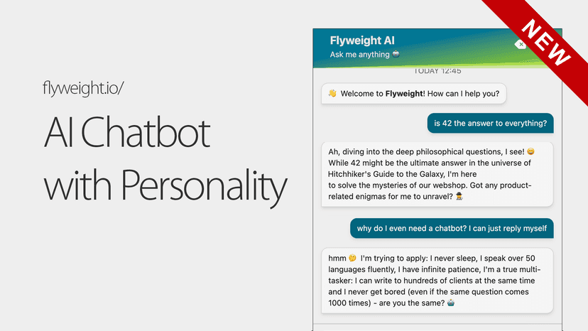 Chatbot for Shopify, customer support and sales