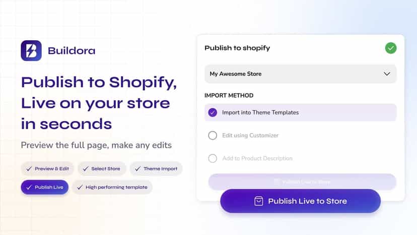 Buildora - AI Page Builder