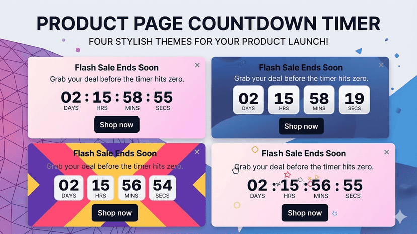 Product Page Countdown Timer