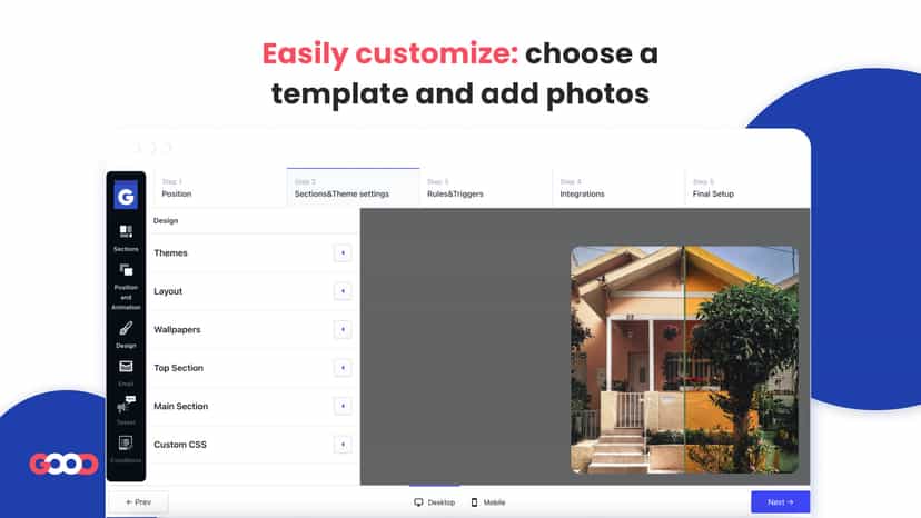 Easily customize