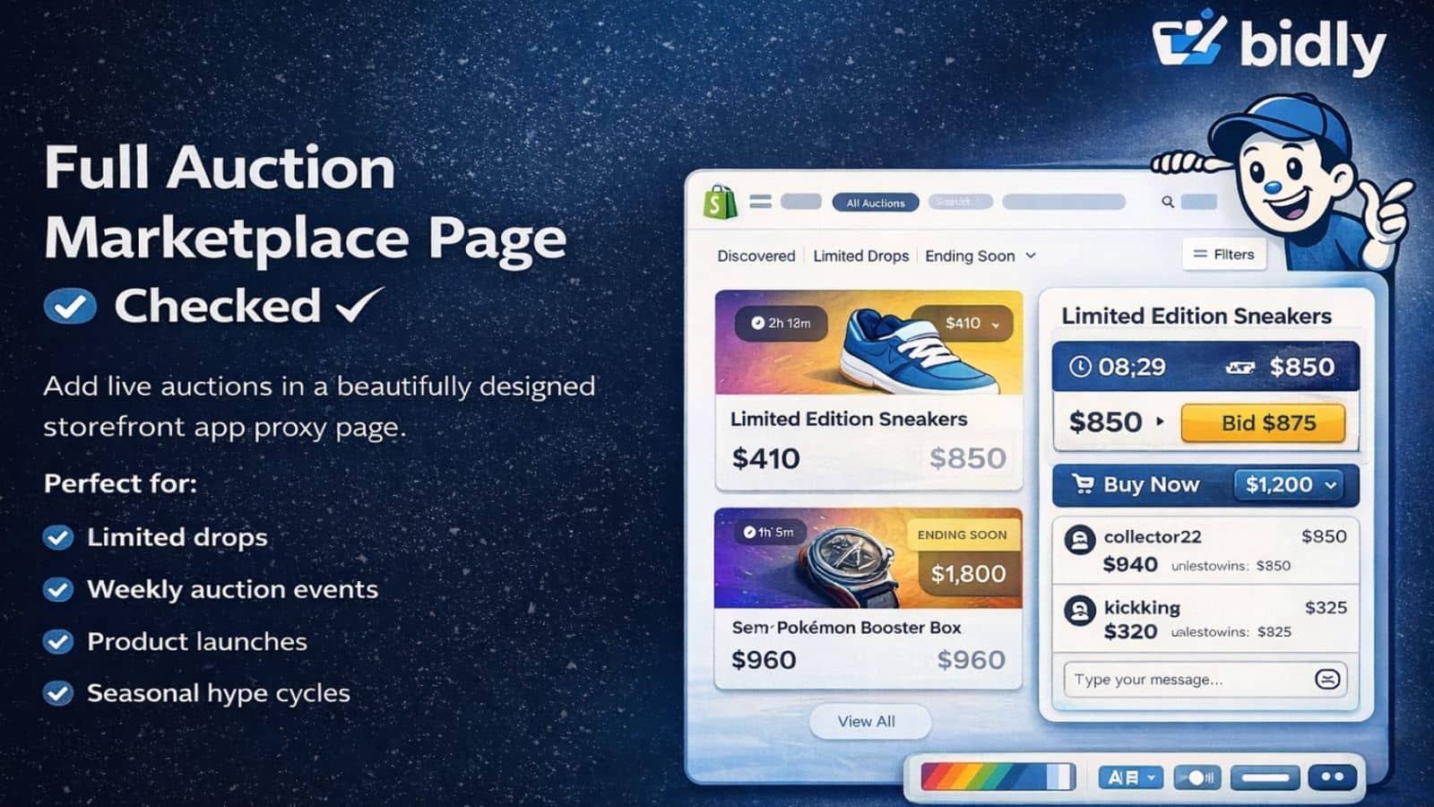 bidly app marketplace