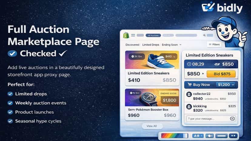 bidly app marketplace