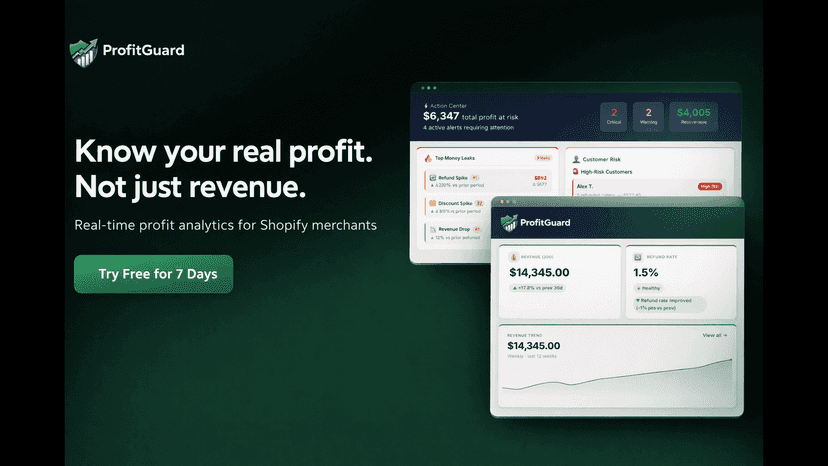 ProfitGuard — Know your real profit, not just revenue