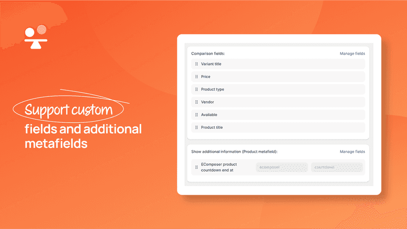 Support custom fields and additional metafields