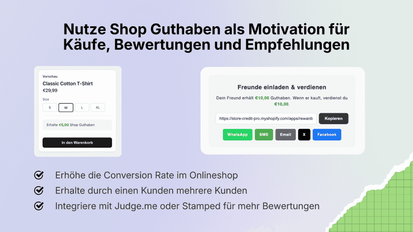 Shop Guthaben für Kauf - Store Credit Pro Shopify App