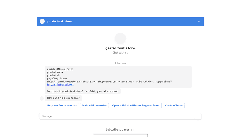 Chatbot Embedded