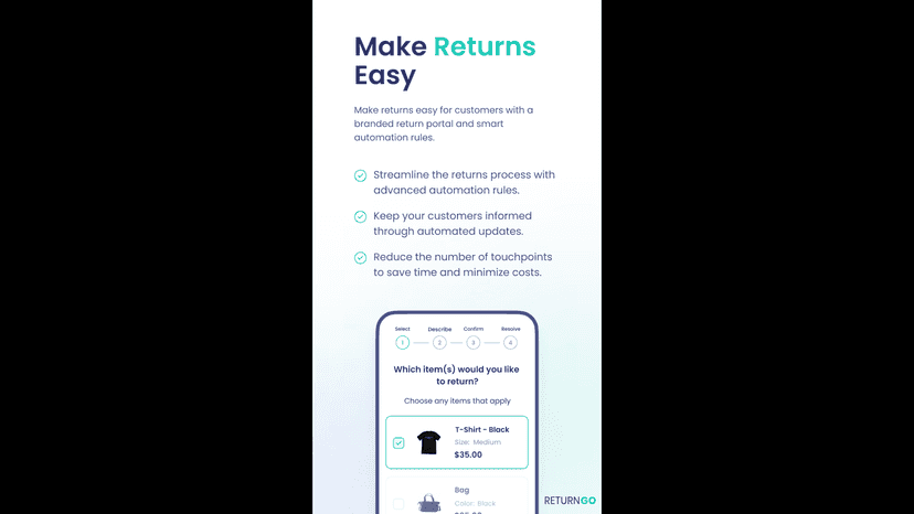 Make returns easy with a returns portal