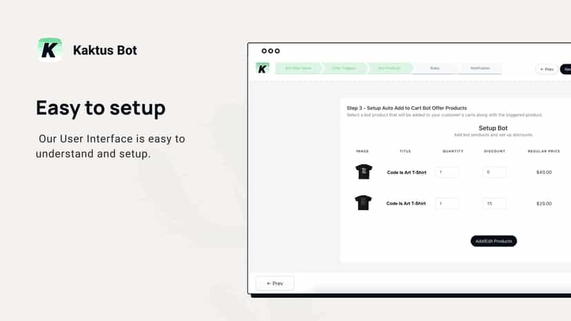 easy to setup