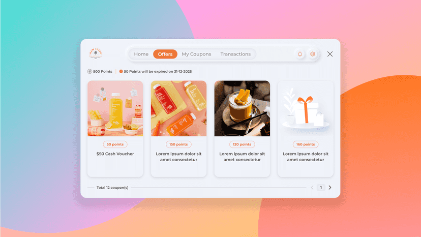 Member center with rewards and engagement features