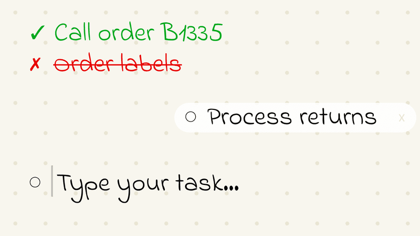 Basic tasks for the team. Freeform start anywhere.