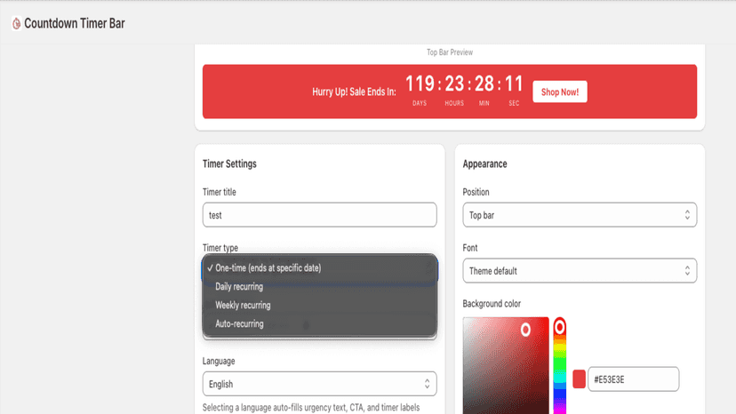 Timer Type