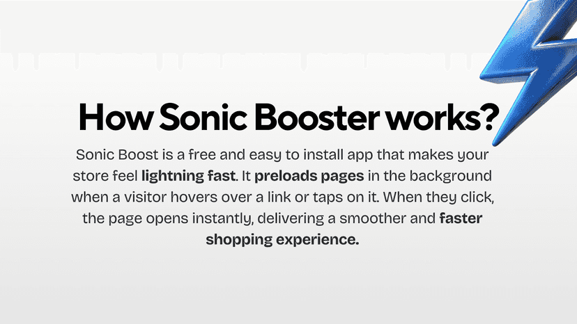 How Sonic Booster Works