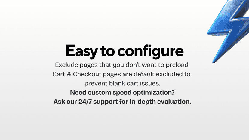 Easy to configure