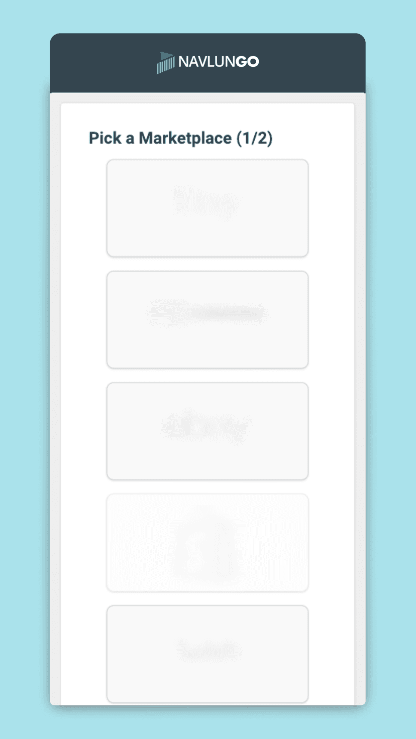 Pick a marketplace