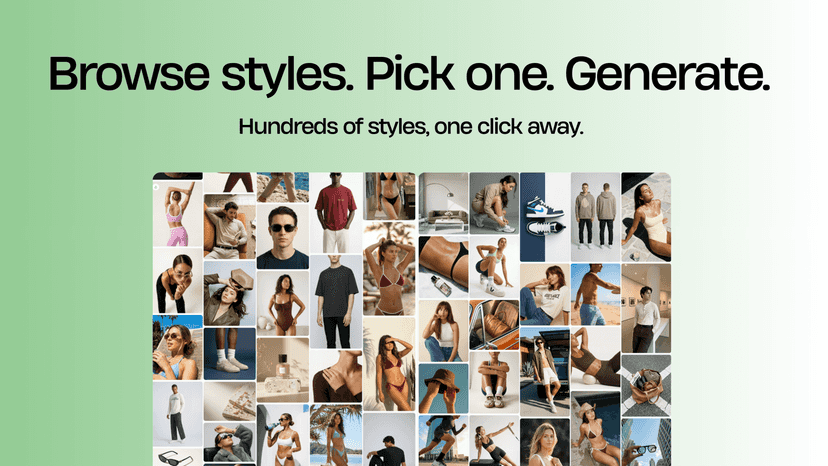 Browse hundreds of creator-made photo styles