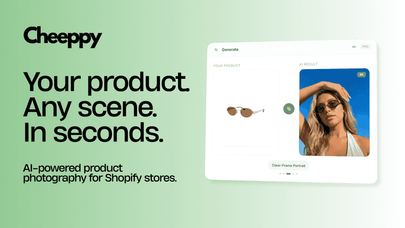 AI product photography generator for Shopify stores