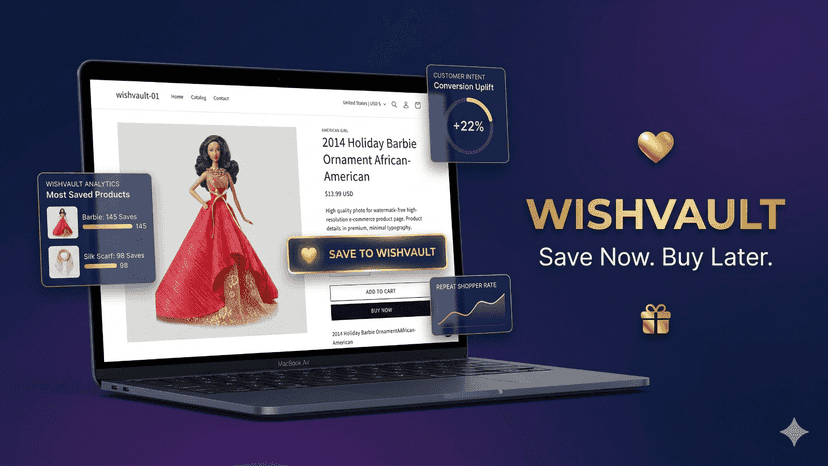 Product page of wishvault