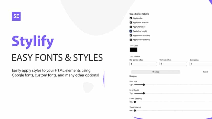Easily and quickly upload any custom font of your choice