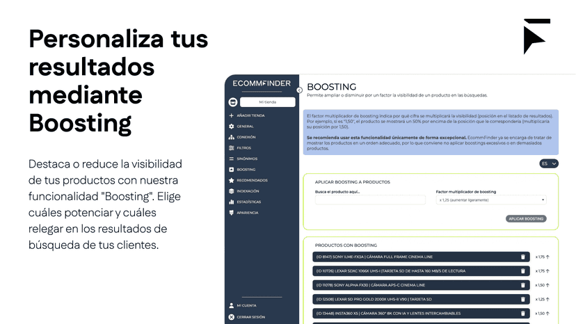 Personaliza tus resultados mediante Boosting
