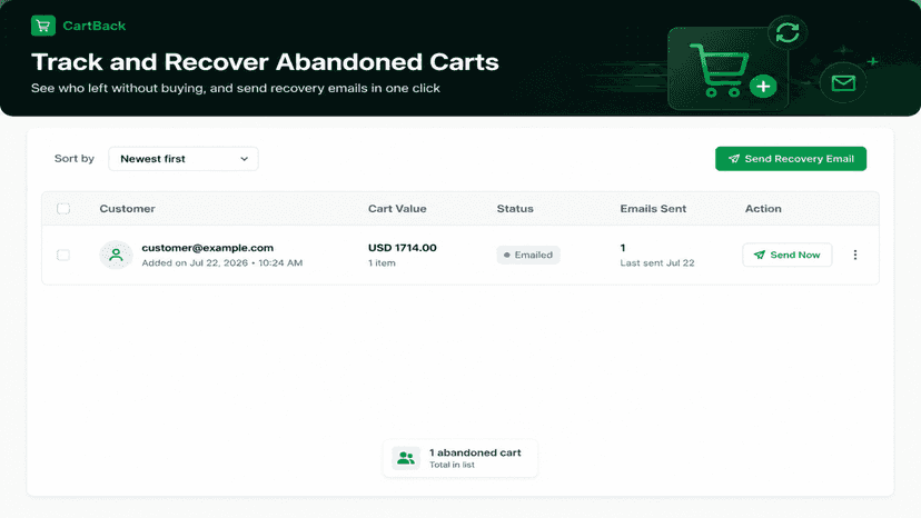 Screenshot 3 for CartBack App