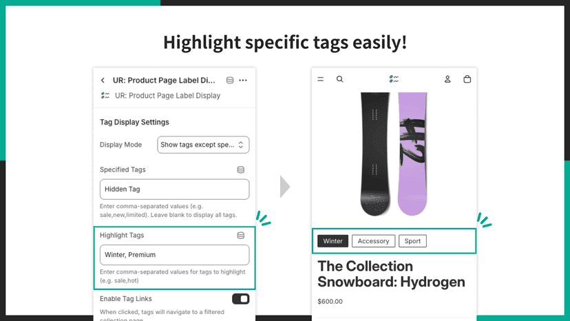 Highlight specific tags easily!