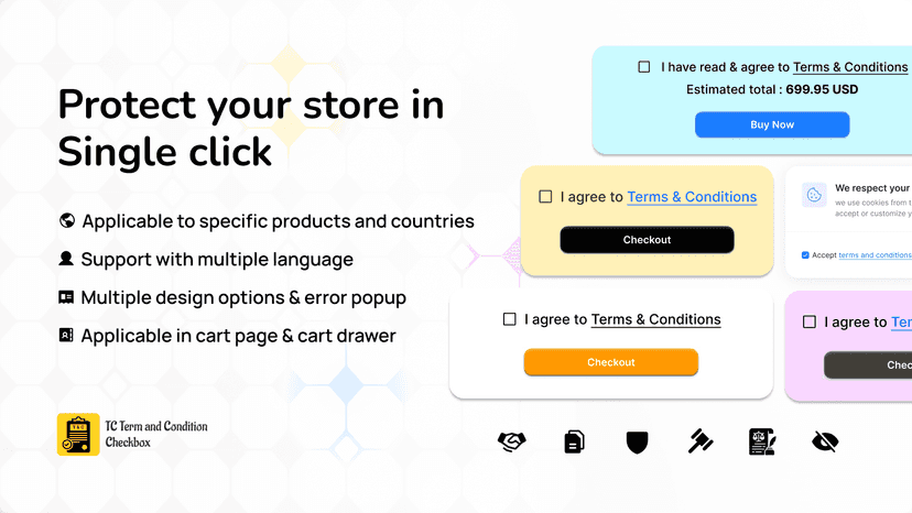 T&C feature list